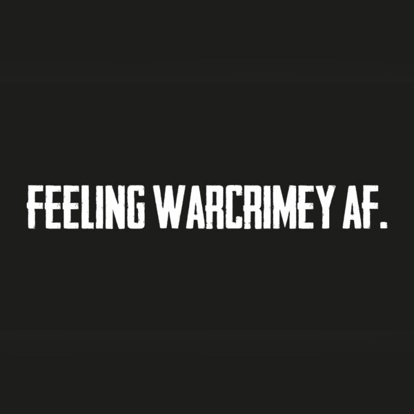 TBF "FEELING WARCRIMEY AF" Flag - Image 2